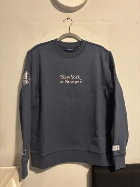 NYON Yankees Motto Navy Crewneck Sweatshirt